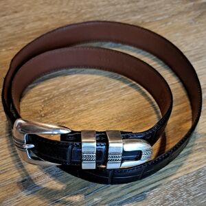 JoS. A. BANK Dress Belt Fine Italian Leather Size 42